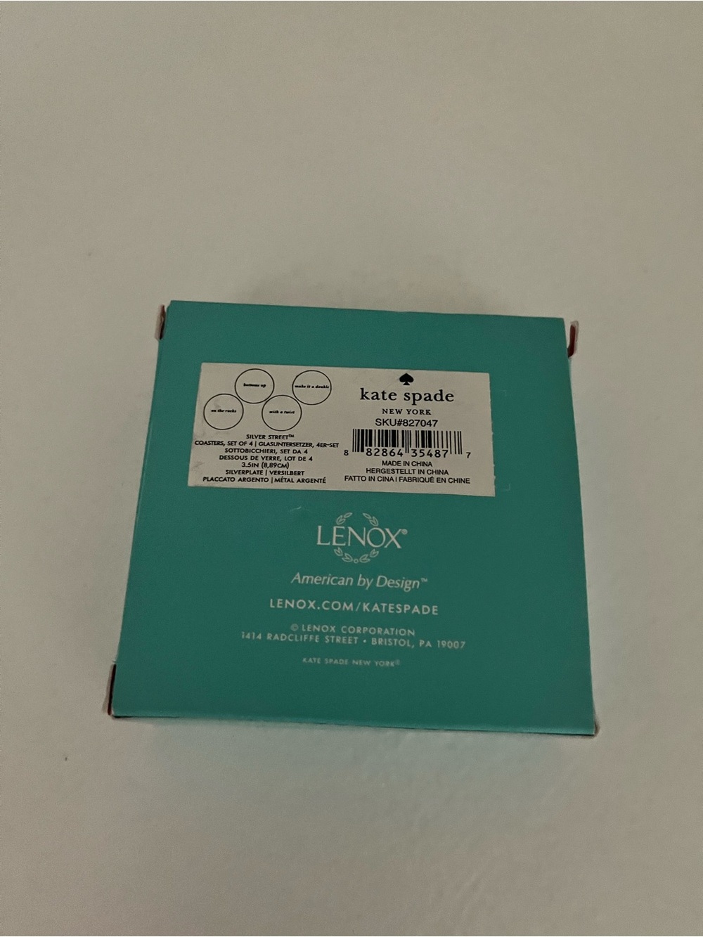 NWOT kate spade COASTERS “on the rocks” - Picture 2 of 6